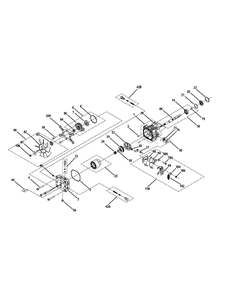Hydraulic Pump Left Hand Diagram and Parts List for L60-KH (53AH8CTD050-27HP)(2011) Cub Cadet Lawn Tractor